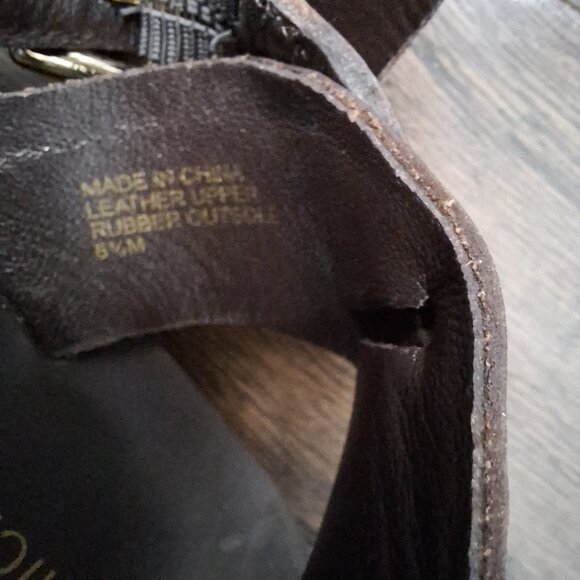 MICHAEL Michael Kors Brown Leather Sandals - Picture 4 of 6